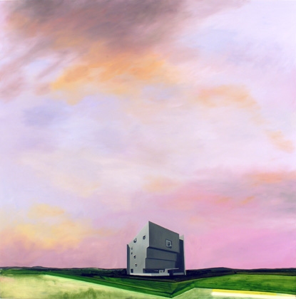 Breuer Landscape (Whitney Museum of American Art) Museum Paintings + Drawings (2005) Oil on aluminum panel