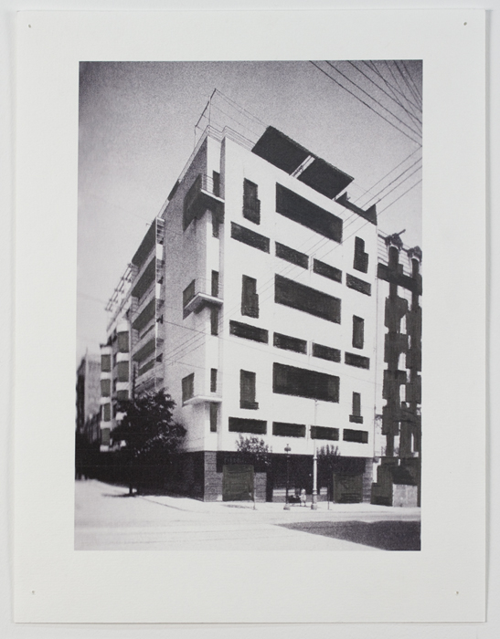 Sert: Casa Muntaner #4 Drawings Graphite on Inkjet Print