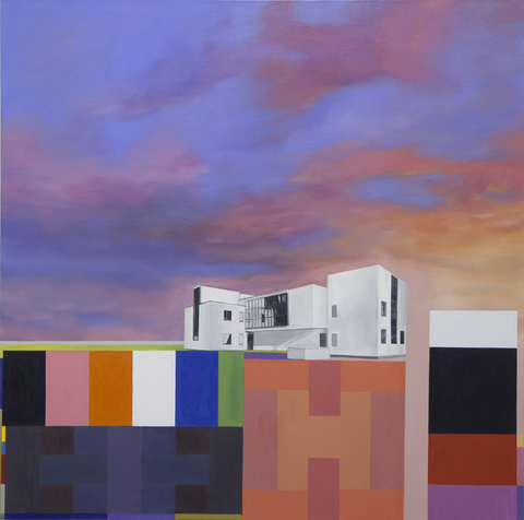 Gropius Landscape (Master's House Kandinsky / Klee) Utopian Structures (2007 - Present) Oil on canvas