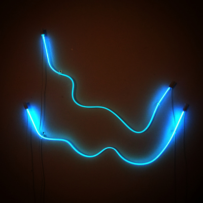 Blue Light Waves, 2016 NEON Brooklyn, NY