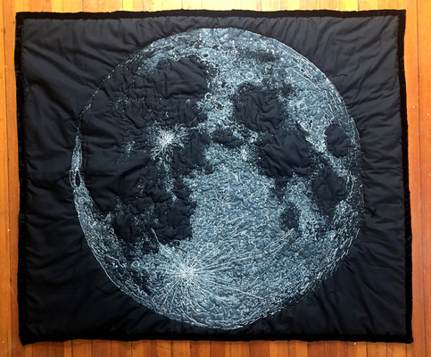 Embroidered Moon, 2017 STUDIO