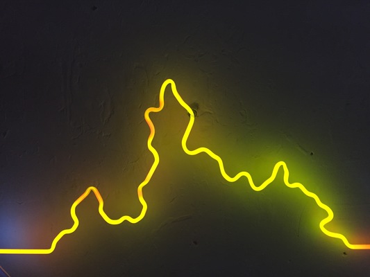 Flame Stalagmite, 2017 NEON