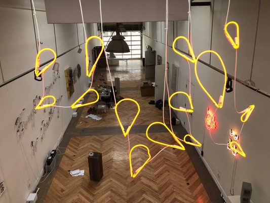 Divine Inspiration from the Sun (Installation View), 2018 NEON