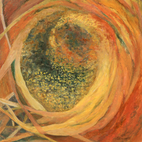 Meditation Paintings on Paper "Strange Praise" 2009 oil and mixed media on primed archival paper