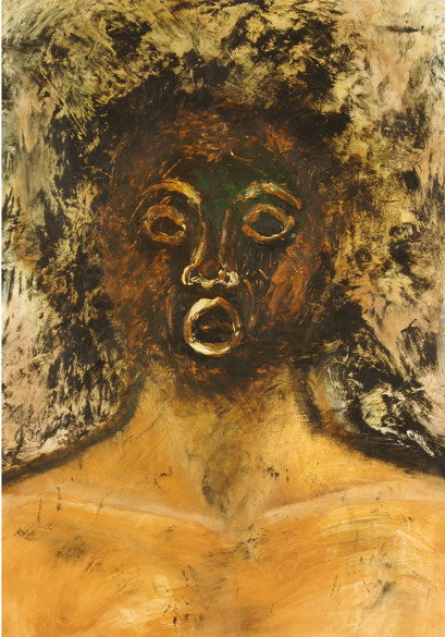 Self-Infliction "Figurative Testimonials" 2006-2009 oil and mixed media on gessoed board