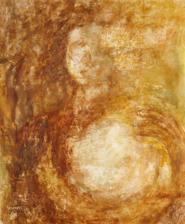 Something Is Nothing "Figurative Testimonials" 2006-2009 oil and mixed media on primed paper
