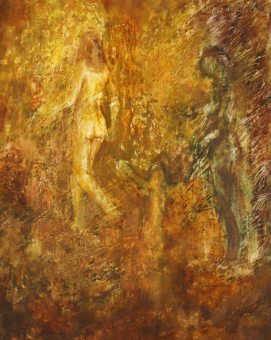 A New View "Figurative Testimonials" 2006-2009 oil and mixed media on primed paper