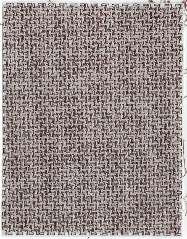 Parquet Floor #1 Stitch Works stitched graph paper