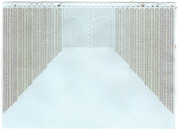 Curtains #1 Curtains Series stitched graph paper