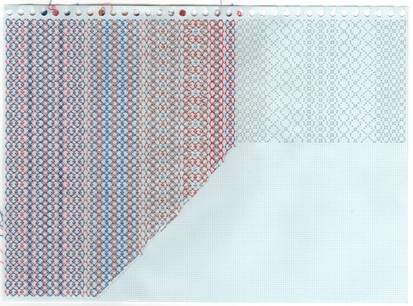 Curtains #2 Curtains Series stitched graph paper