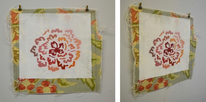 Floral Intervention #4 The Studio Sale oil on fabric