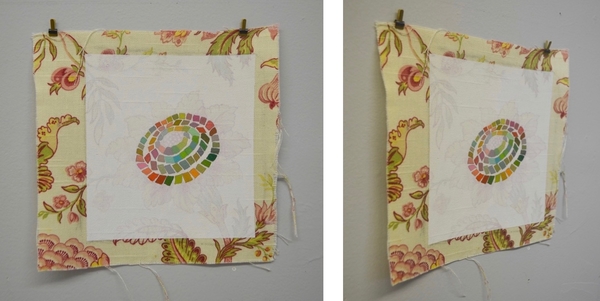 Floral Intervention #8 The Studio Sale oil on fabric