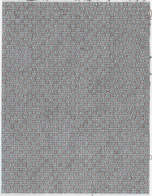 Parquet Floor #2 Stitch Works stitched graph paper