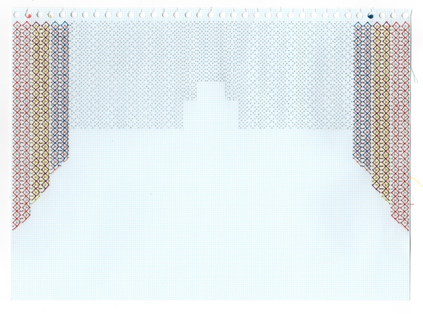 Curtains #4 Curtains Series stitched graph paper
