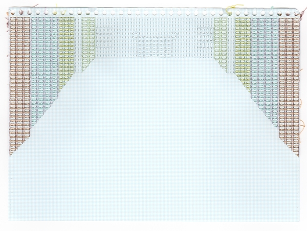 Curtains #7 Curtains Series stitched graph paper