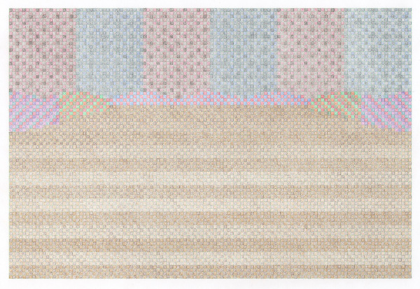 Small Stage no.11 Small Stages colored pencil on graph paper