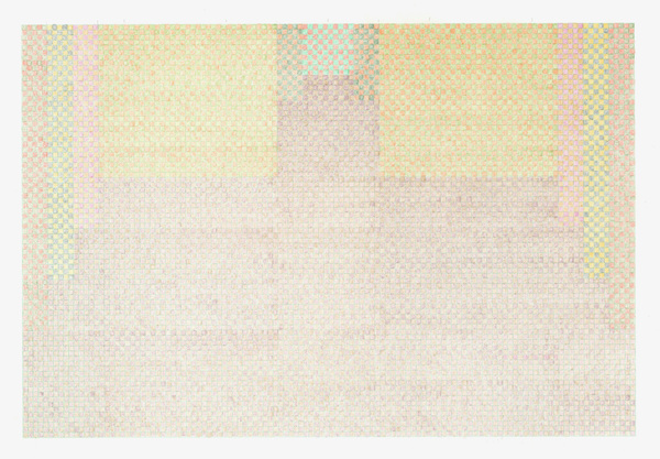 Small Stage no. 4 Small Stages colored pencil on graph paper