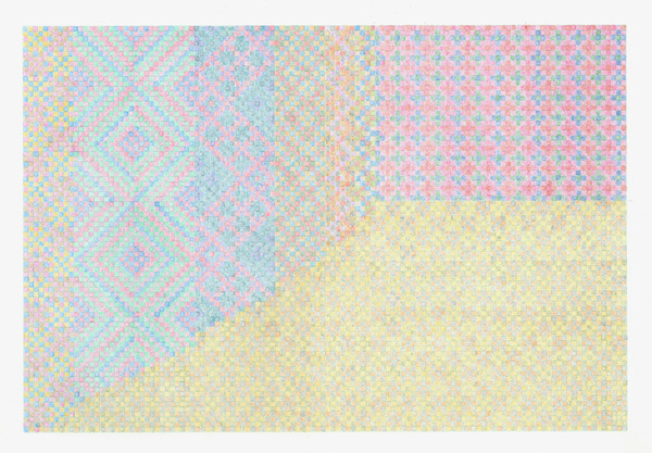 Small Stage no. 2 Small Stages colored pencil on graph paper
