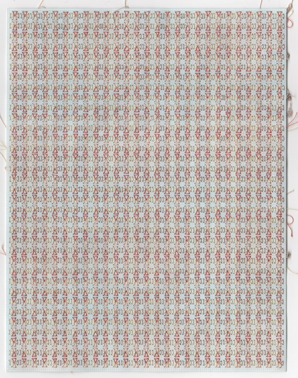 Tile Floor #2 Stitch Works stitched graph paper