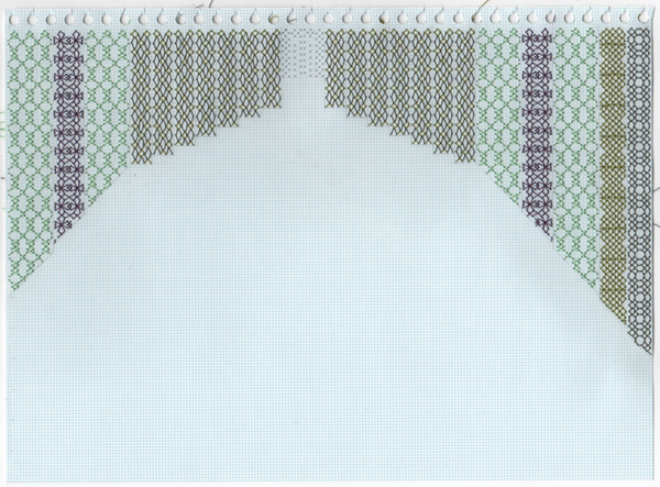 Curtains #9 Curtains Series stitched graph paper