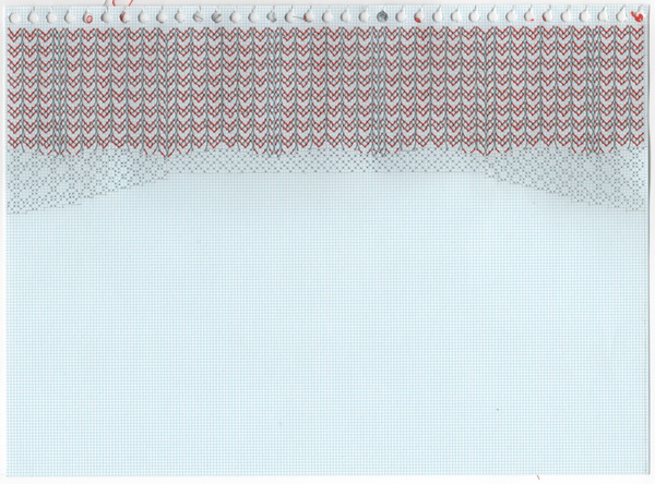 Curtains #11 Curtains Series stitched graph paper