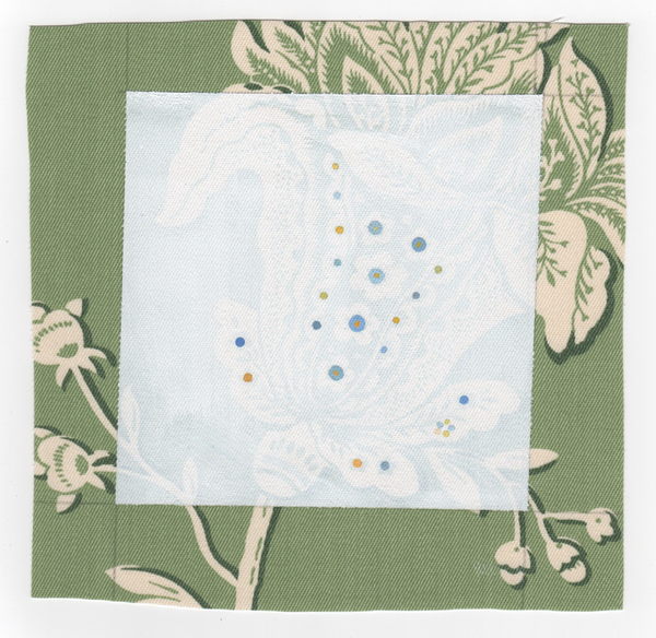 Floral Intervention #5 The Studio Sale oil on fabric
