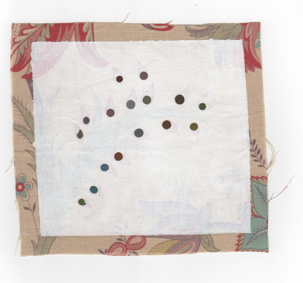 Floral Intervention #11 The Studio Sale oil on fabric