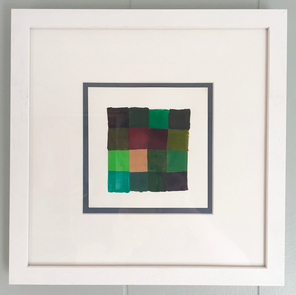 Sticky Situation #4 The Studio Sale tape and watercolor on paper
