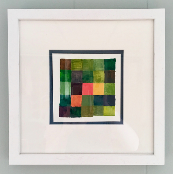 Sticky Situation #5 The Studio Sale tape and watercolor on paper