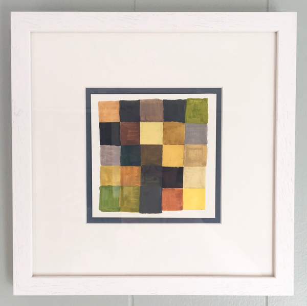 Sticky Situation #7 The Studio Sale tape and watercolor on paper