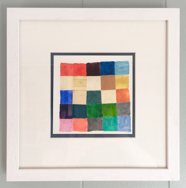 Sticky Situation #6 The Studio Sale tape and watercolor on paper