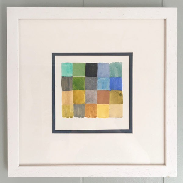 Sticky Situation #9 The Studio Sale tape and watercolor on paper