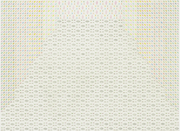 Stage #4 The Stage Series colored pencil on graph paper