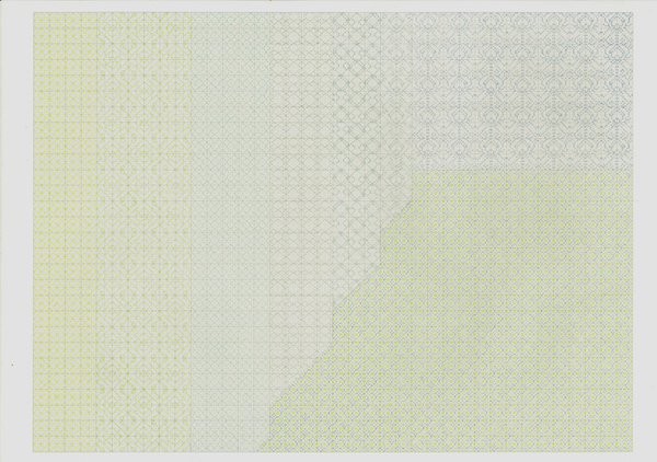 Stage #5 The Stage Series colored pencil on graph paper