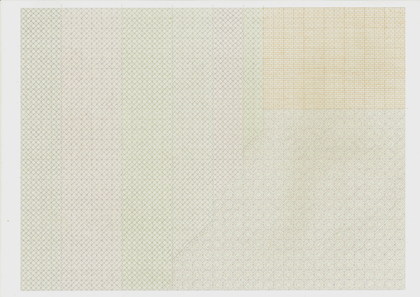 Stage #6 The Stage Series colored pencil on graph paper