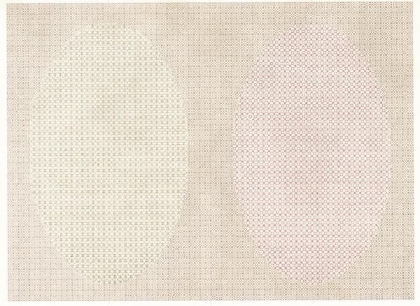 Brother, Sister Drawings colored pencil on graph paper