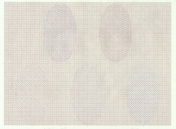 The Band Drawings colored pencil on graph paper