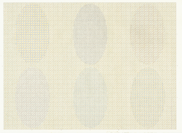 A Clan Drawings colored pencil on graph paper