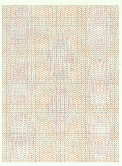 The Staff Drawings colored pencil on graph paper