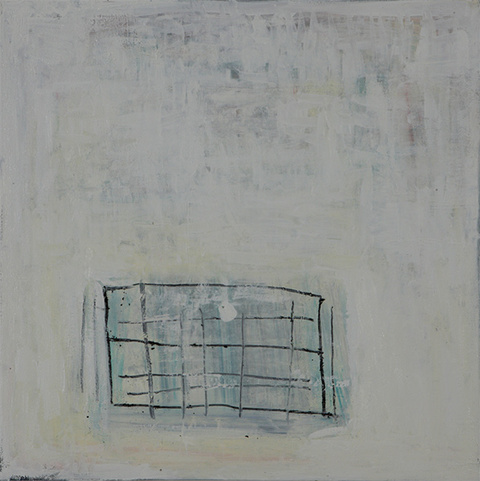 Katherine Parker Small Paintings oil  and charcoal on canvas