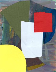 Keisuke Eguchi Painting Collage collage on paper