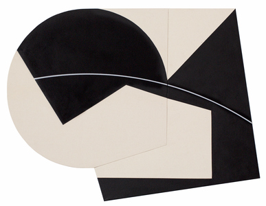 Ken Greenleaf Black Paintings Acrylic on canvas on shaped support