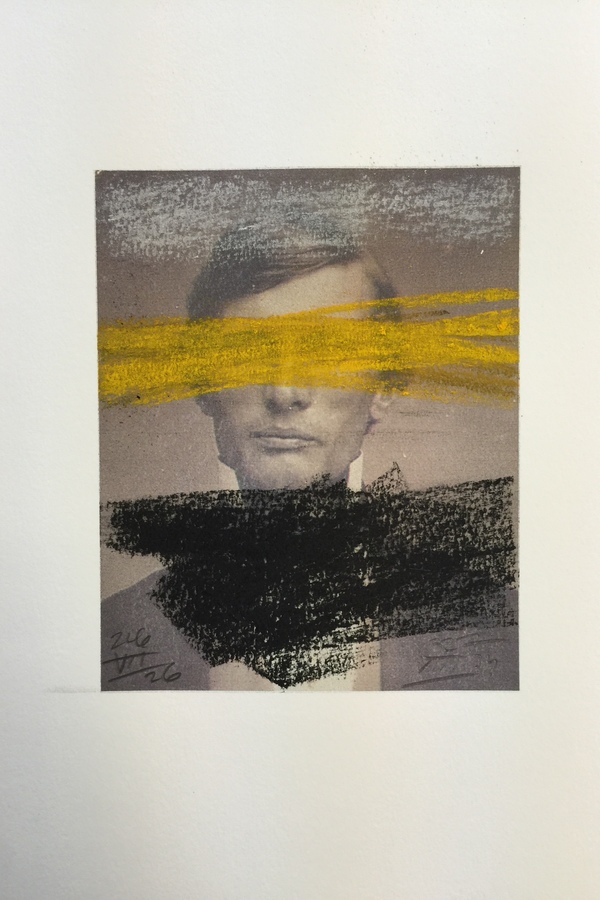 Prophet II Kenneth Jaworski The Prophet Series Charcoal, Siberian chalk, pastel and printed photograph on paper