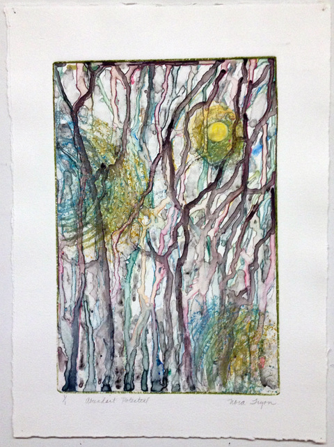 "Abundant Potential" Narratives #3 Mono Print