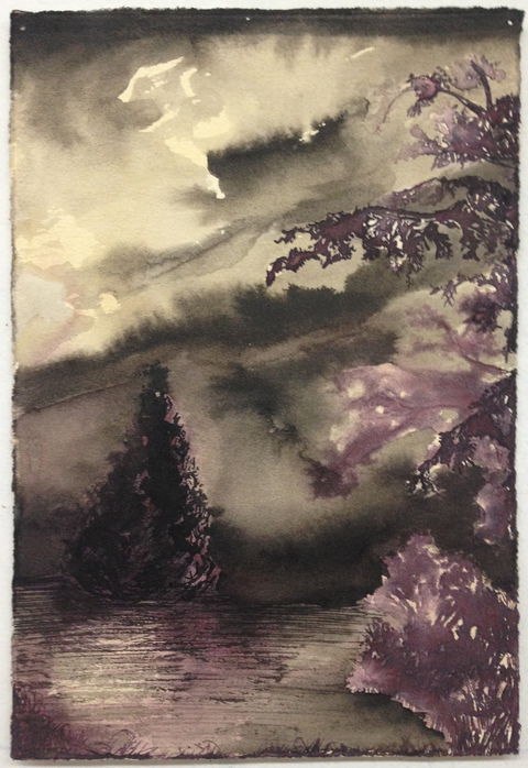 Untitled Narratives #5 ink on paper