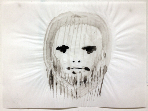 "The First Mask #1" Narratives #5 Ink on rice paper