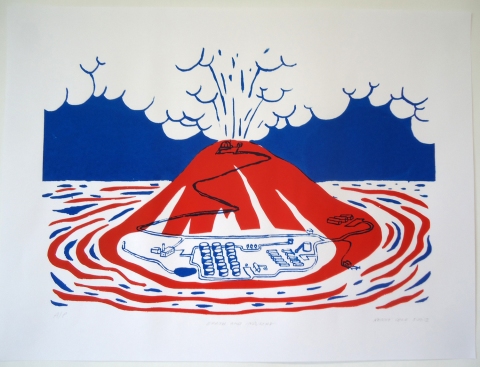 Earth and Industry Monhegan Prints screen print | edition of 8