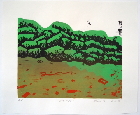 Low Tide Monhegan Prints screen print | edition of 11 prints
