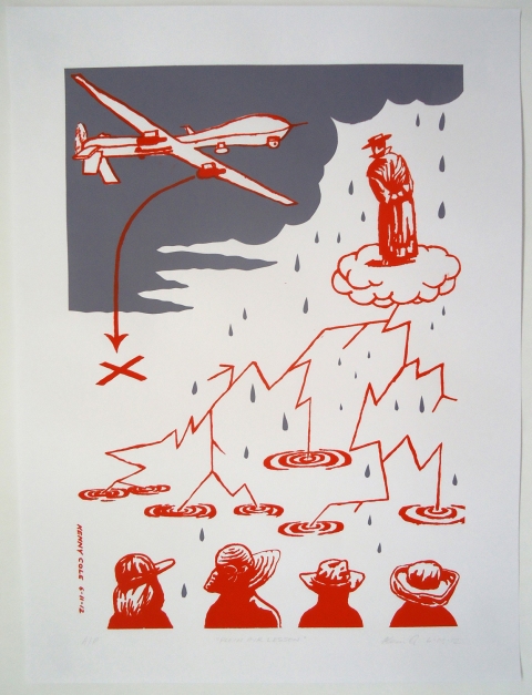 Plein Air Lesson Monhegan Prints screen print | edition of 17 prints