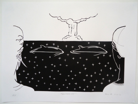 Bedazzled Monhegan Prints screen print | edition of 16 prints